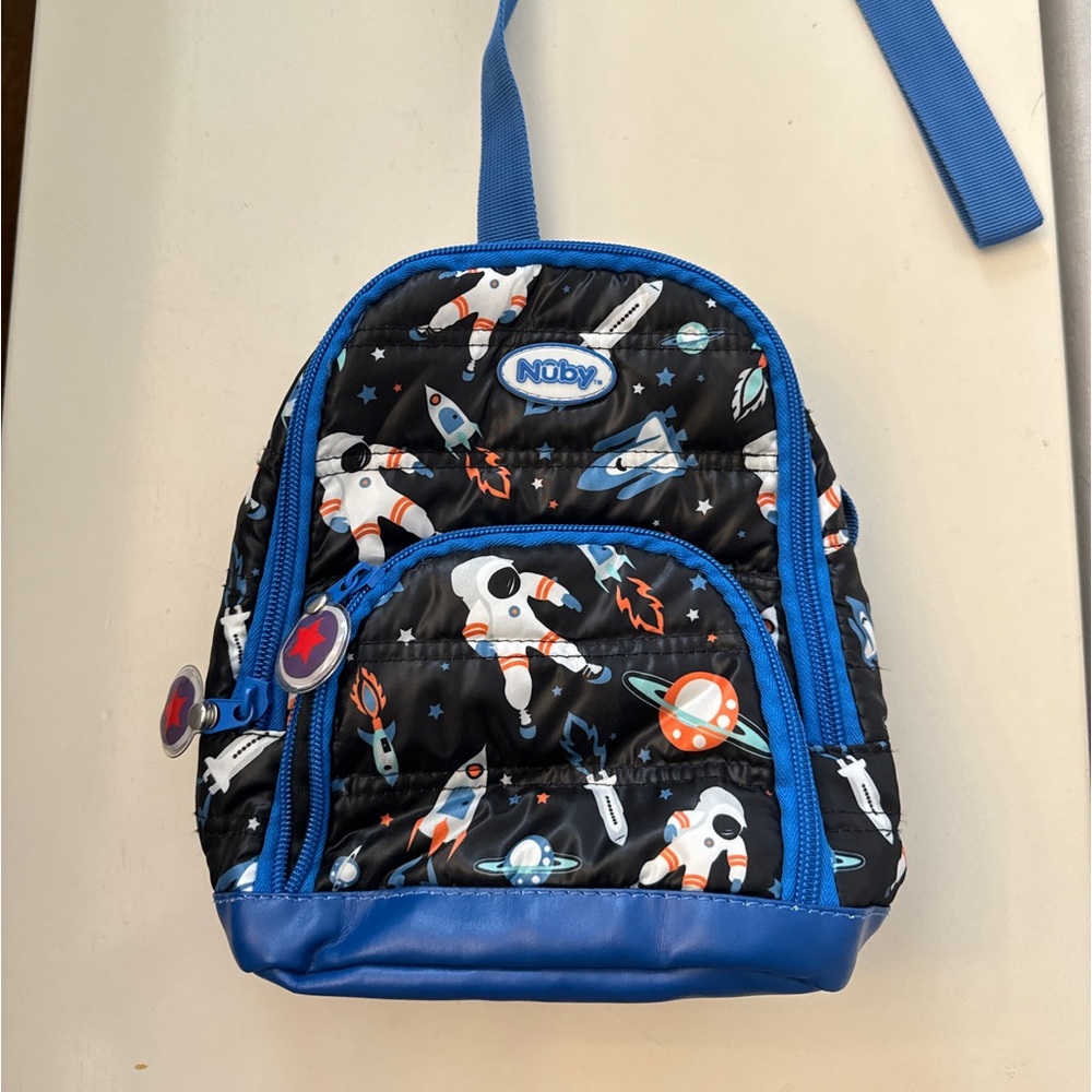 Nuby quilted toddler harness backpack